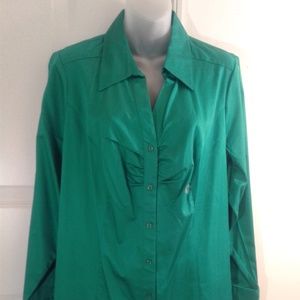 Lane Bryant Green Size 20  Shirt